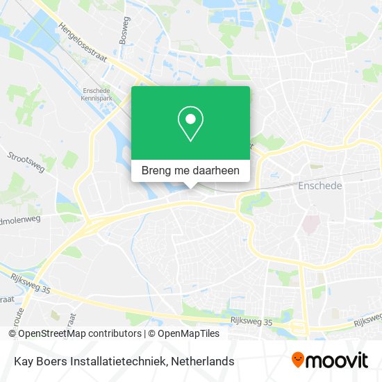 Kay Boers Installatietechniek kaart