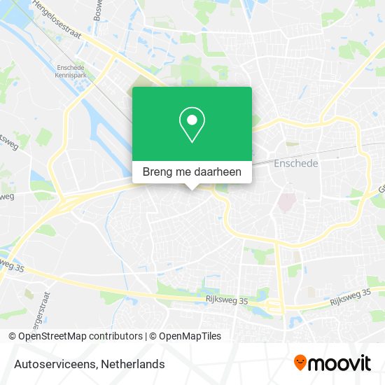 Autoserviceens kaart