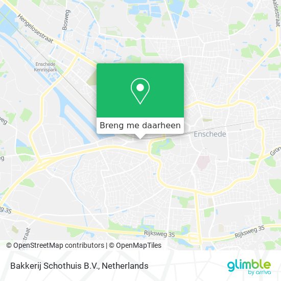 Bakkerij Schothuis B.V. kaart