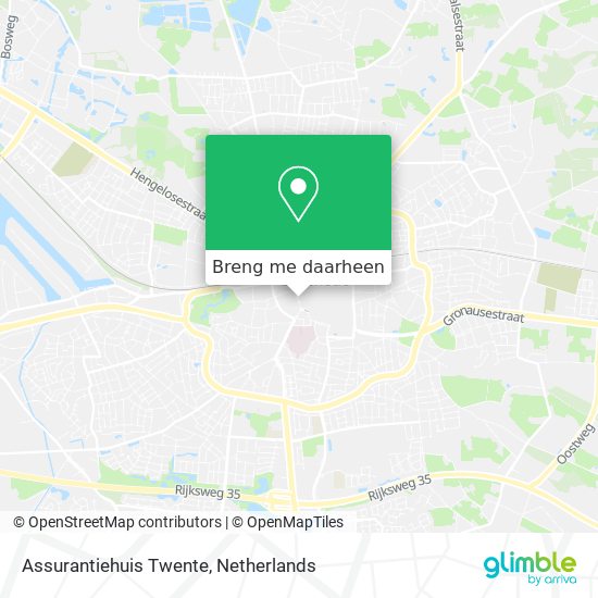 Assurantiehuis Twente kaart