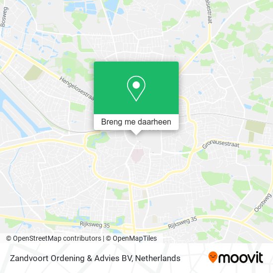 Zandvoort Ordening & Advies BV kaart