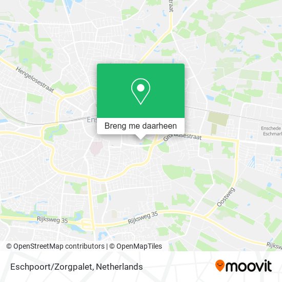 Eschpoort/Zorgpalet kaart