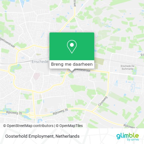 Oosterhold Employment kaart