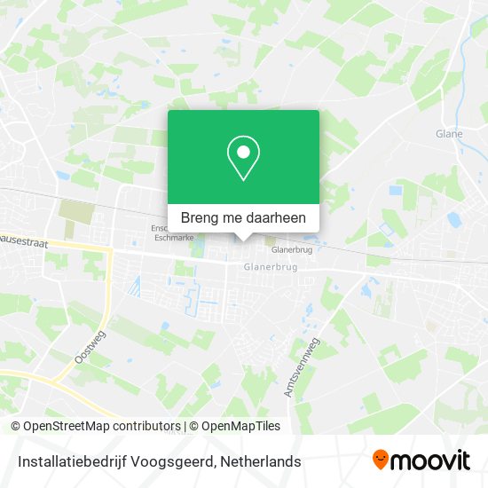 Installatiebedrijf Voogsgeerd kaart
