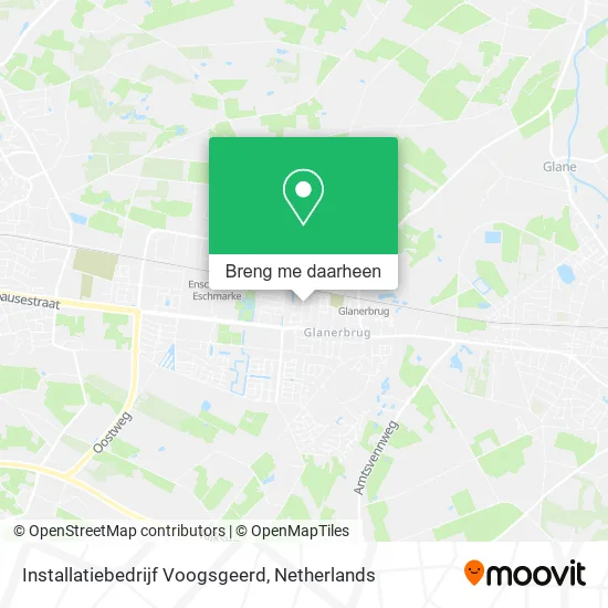 Installatiebedrijf Voogsgeerd kaart