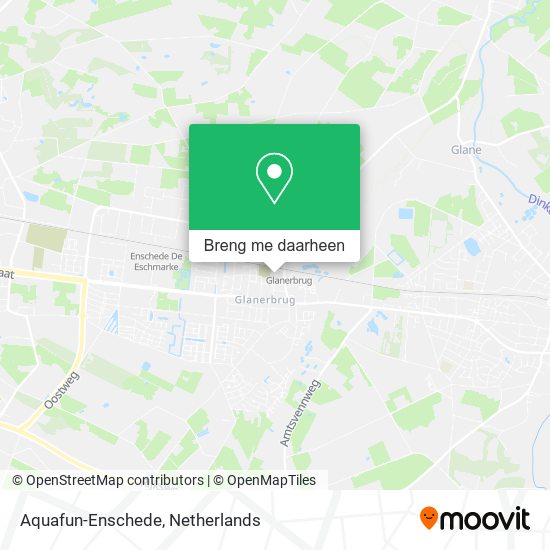 Aquafun-Enschede kaart