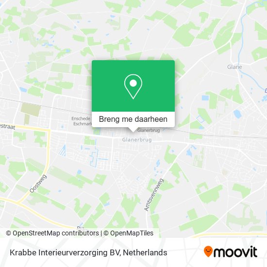 Krabbe Interieurverzorging BV kaart