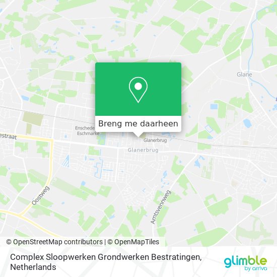 Complex Sloopwerken Grondwerken Bestratingen kaart