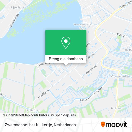 Zwemschool het Kikkertje kaart