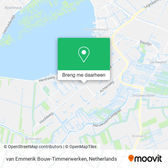 van Emmerik Bouw-Timmerwerken kaart