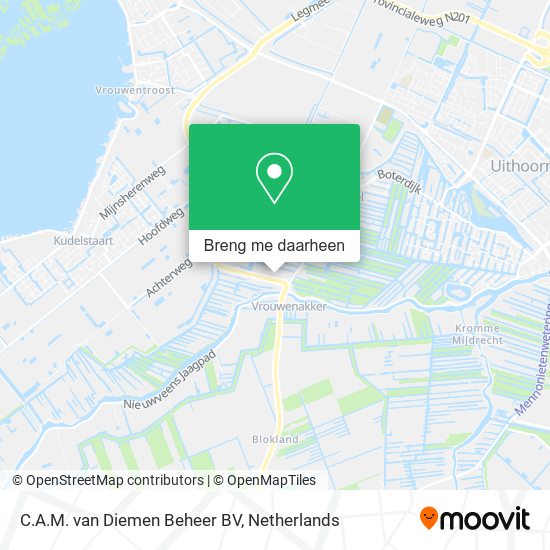 C.A.M. van Diemen Beheer BV kaart