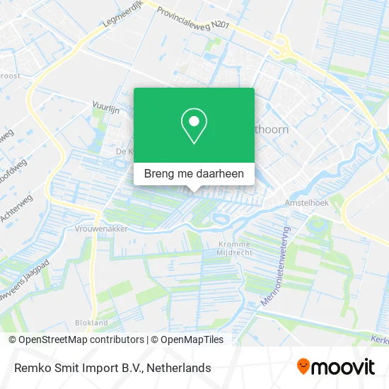 Remko Smit Import B.V. kaart