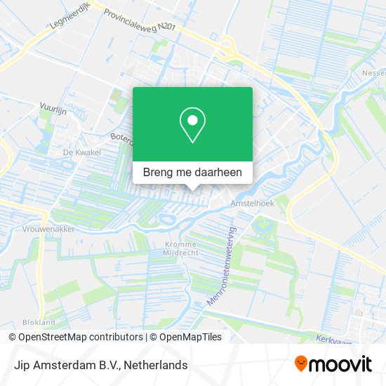 Jip Amsterdam B.V. kaart