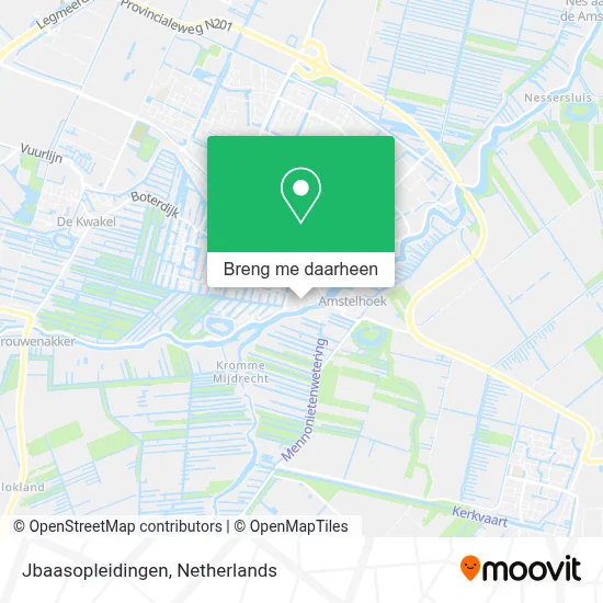 Jbaasopleidingen kaart