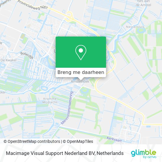 Macimage Visual Support Nederland BV kaart