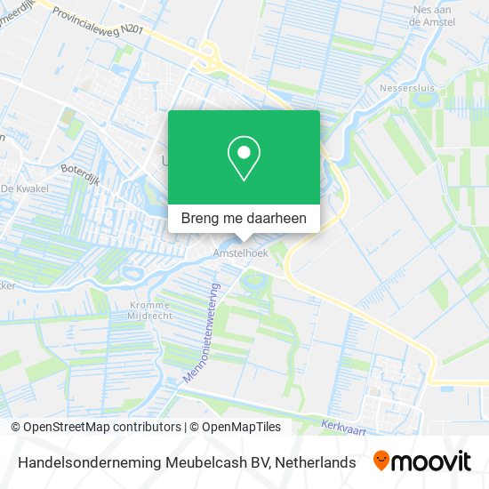 Handelsonderneming Meubelcash BV kaart