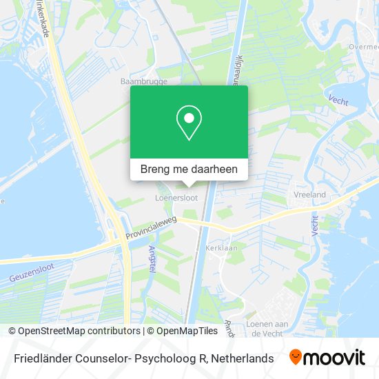 Friedländer Counselor- Psycholoog R kaart