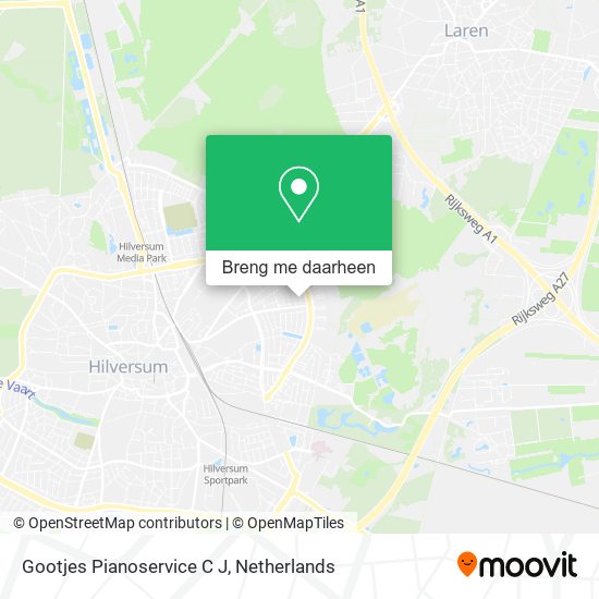 Gootjes Pianoservice C J kaart