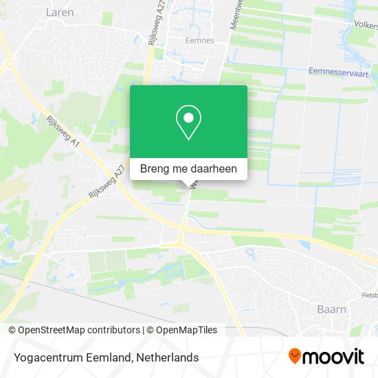 Yogacentrum Eemland kaart