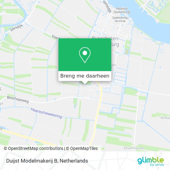 Duijst Modelmakerij B kaart