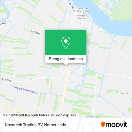 Novatech Trading BV kaart