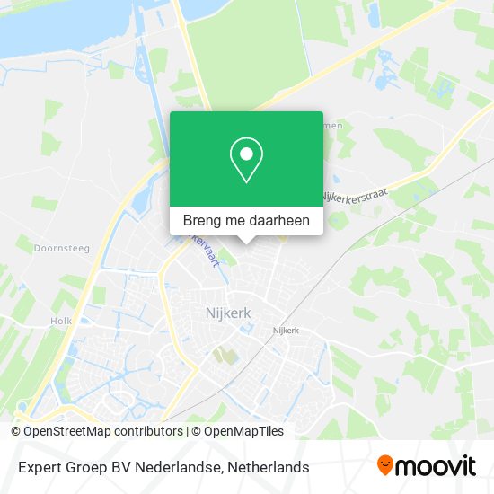 Expert Groep BV Nederlandse kaart