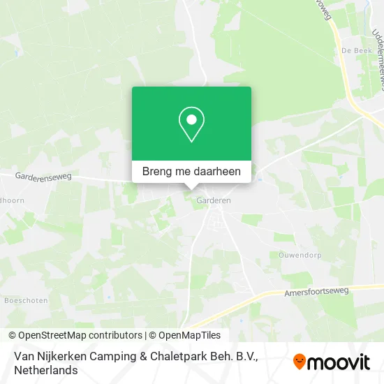 Van Nijkerken Camping & Chaletpark Beh. B.V. kaart