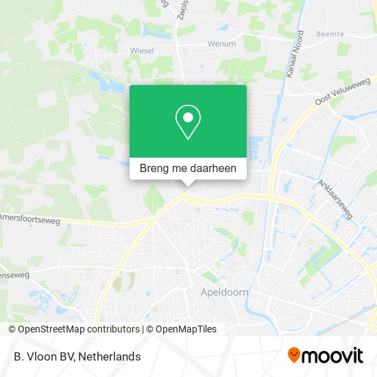 B. Vloon BV kaart