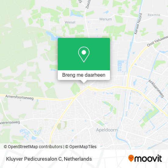 Kluyver Pedicuresalon C kaart