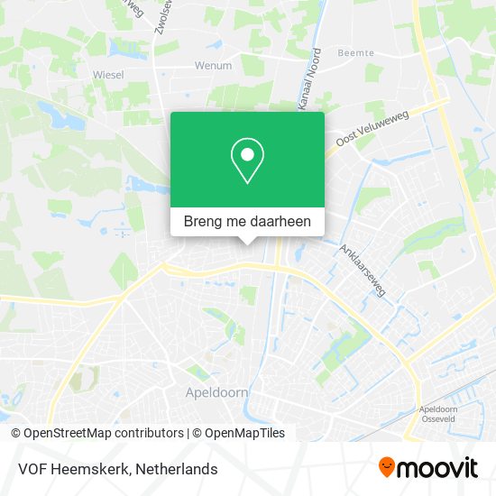VOF Heemskerk kaart