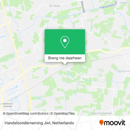 Handelsonderneming Jwt kaart