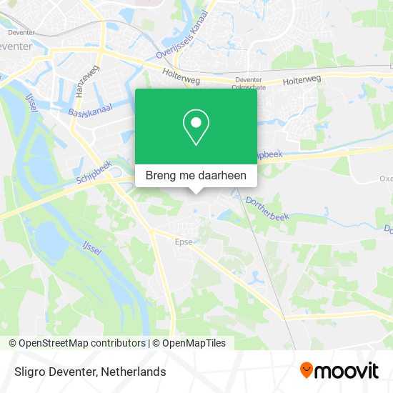 Sligro Deventer kaart