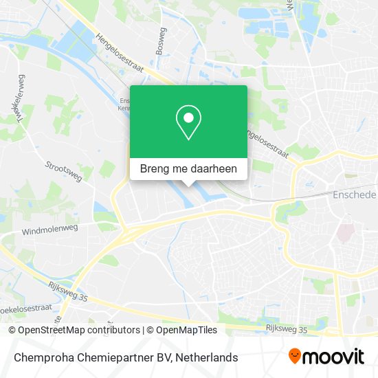 Chemproha Chemiepartner BV kaart