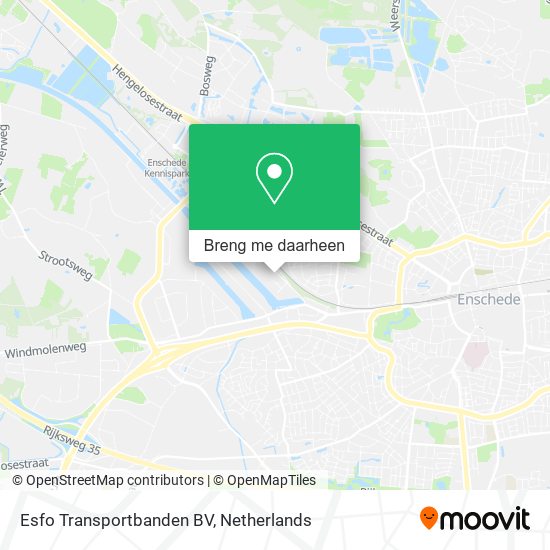 Esfo Transportbanden BV kaart
