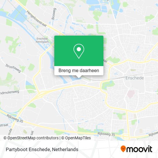 Partyboot Enschede kaart