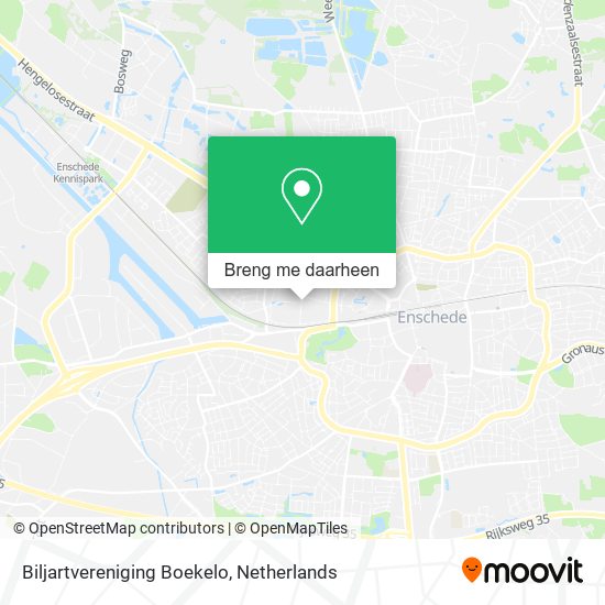 Biljartvereniging Boekelo kaart