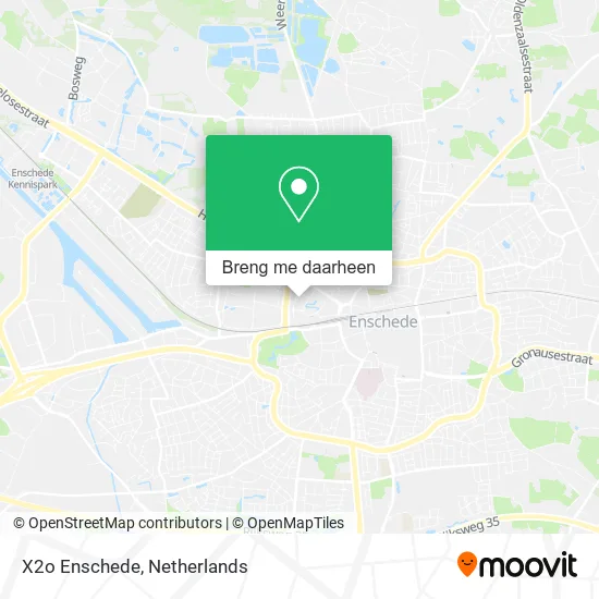 X2o Enschede kaart