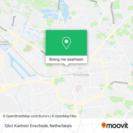 Qlict Kantoor Enschede kaart