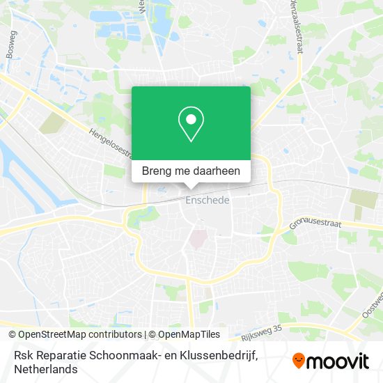 Rsk Reparatie Schoonmaak- en Klussenbedrijf kaart