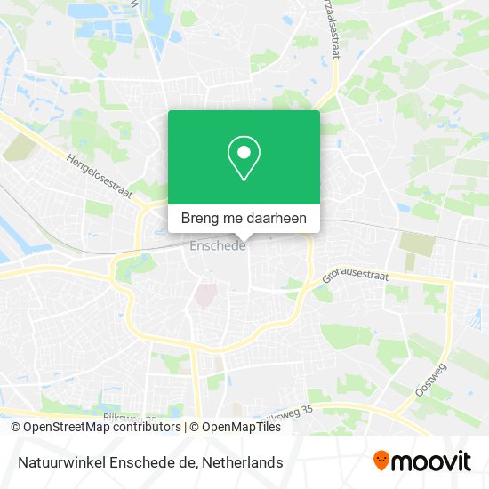 Natuurwinkel Enschede de kaart