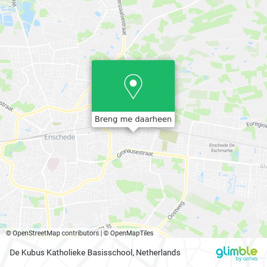 De Kubus Katholieke Basisschool kaart