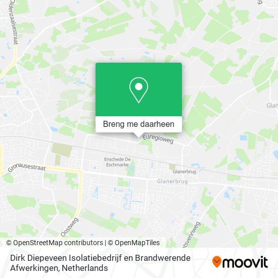 Dirk Diepeveen Isolatiebedrijf en Brandwerende Afwerkingen kaart