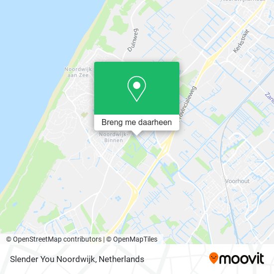 Slender You Noordwijk kaart
