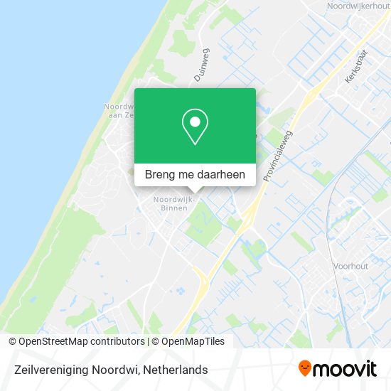 Zeilvereniging Noordwi kaart