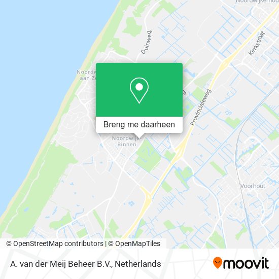 A. van der Meij Beheer B.V. kaart