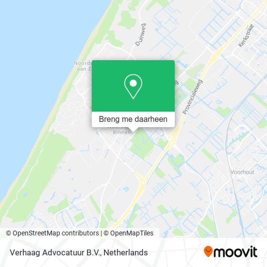 Verhaag Advocatuur B.V. kaart