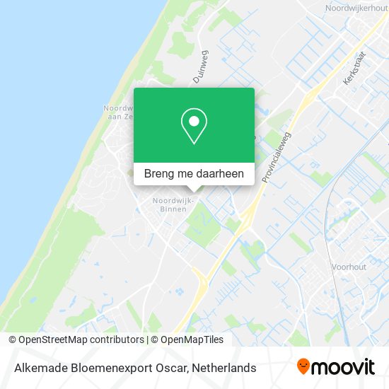 Alkemade Bloemenexport Oscar kaart