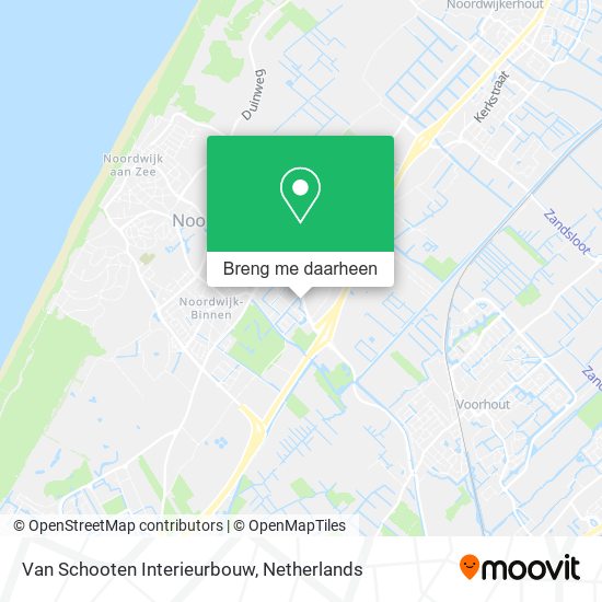 Van Schooten Interieurbouw kaart