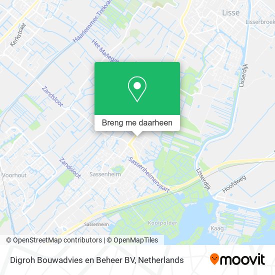 Digroh Bouwadvies en Beheer BV kaart