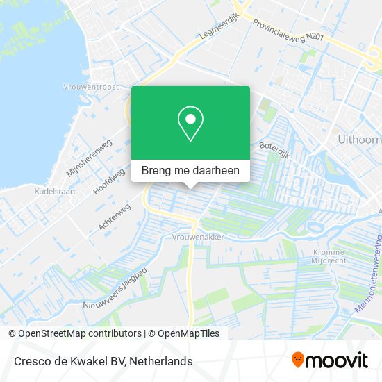 Cresco de Kwakel BV kaart